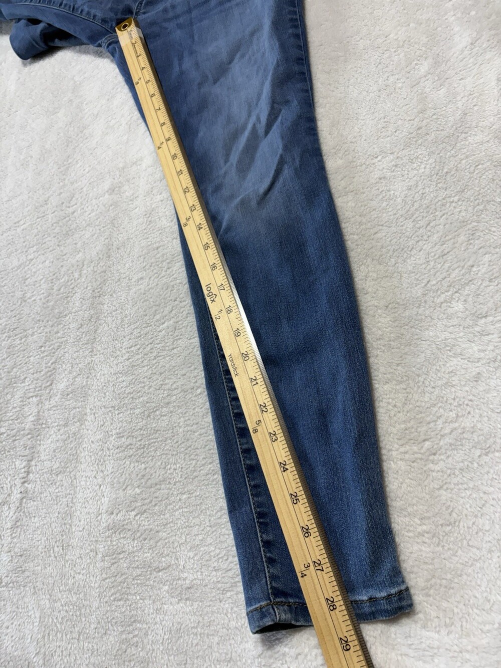 Isabel Maternity Jeggings Womens 6/28R Blue Stretch Denim Pull On - Picture 6 of 8